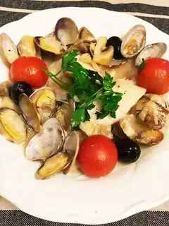 Tomato cod clams for mushrooms