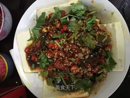 Pine omelet tofu