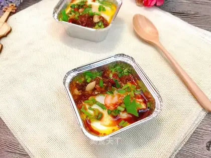 Roasted eggs