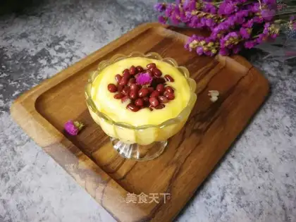 Red bean mango cup