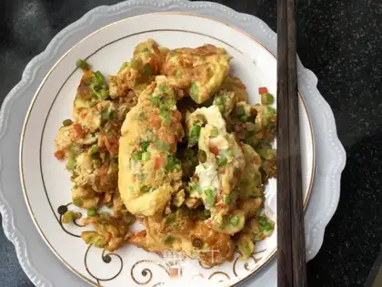 Garlic fried eggs