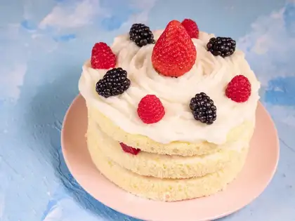 Baby version of birthday cake