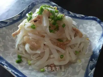 Radish fried meat
