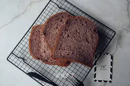 Bread machine, black rice toast