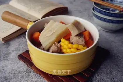 Powdered corn broth