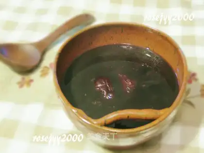 Red-tree, black rice congee