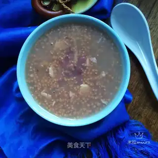 Bean money, red bean congee