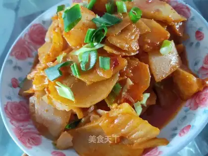 Korean chili potatoes