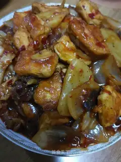 Hot cabbage tofu