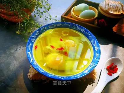 I'll cook duck eggs