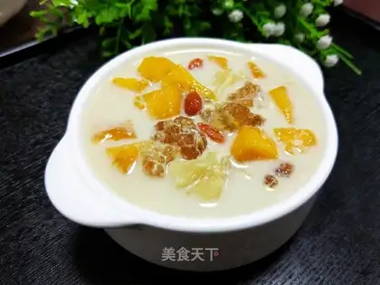 Milk peach gel mango