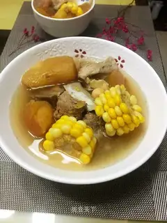 Apple chop soup