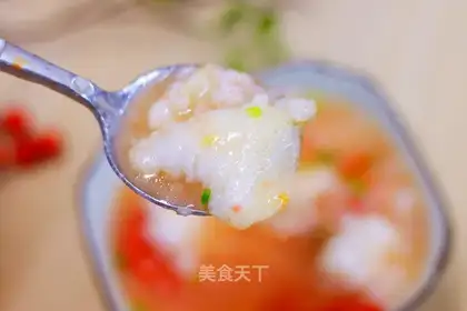 Tomato fish porridge