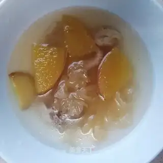 Apple silver ear thin broth