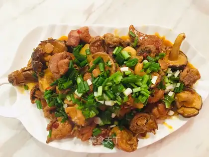 Puffy potato chicken