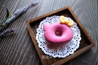 A PINK KT DOUGHNUT