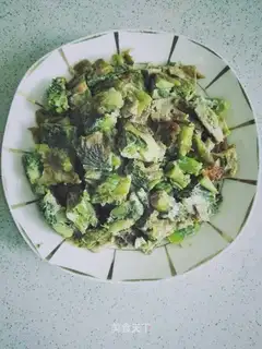 The sprouts, the fried eggs