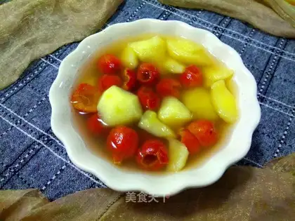 The apple soup