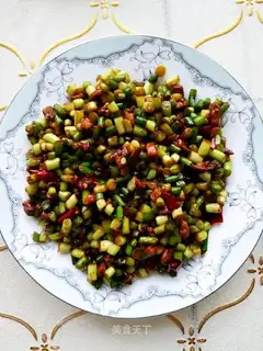 Garlic fried meat