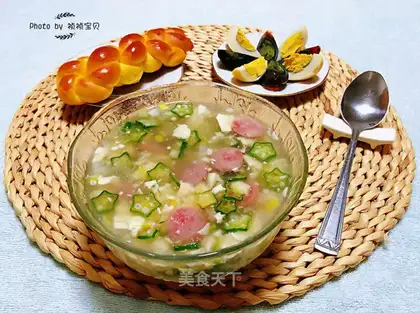 Autumn sausage tofu