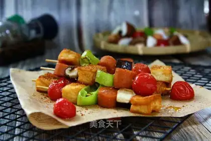 Fish tofu sausages