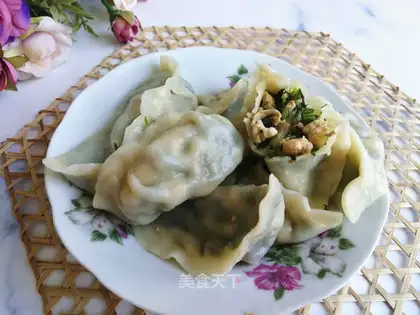 The egg dumplings