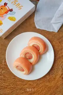 Double-coloured cheese sausage bag