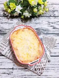 Cheese and ketchup rice