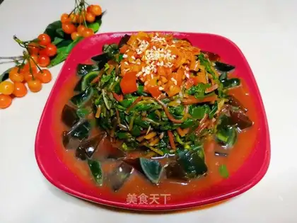 Creaming peppers and eggs and teeth