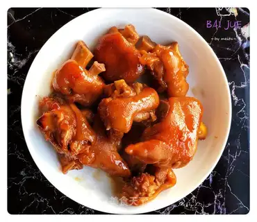 Red burning pig hands
