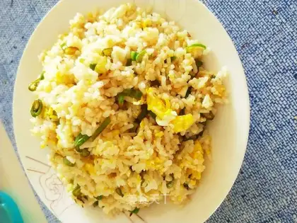 Soybean fried rice