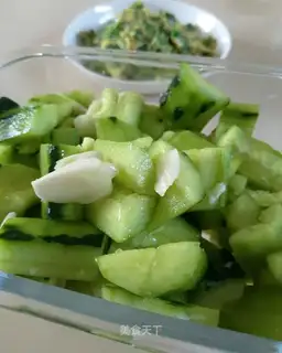 Smash the cucumber