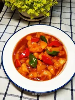 Pineapple greasy shrimp