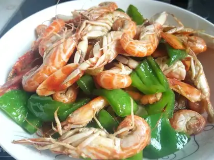 Cream shrimp