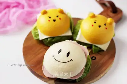 Toon bun burger