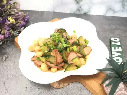 cucumber scallops