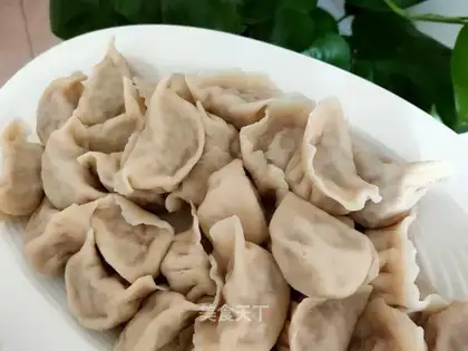 Pork pickles and dumplings