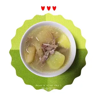Potato duck soup
