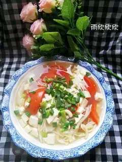 Tofu soup