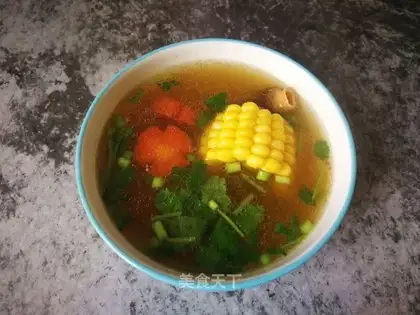 The goat's belly and cornbone soup