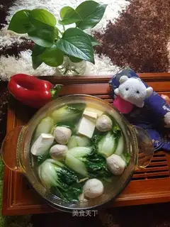 Green bean curry soup