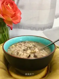 Twin bean rice congee