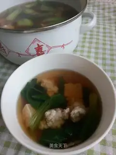 Tofuball soup