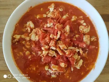 Tomato fried eggs