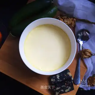 Milk steamed eggs