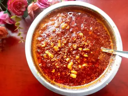 Homemade pepper oil