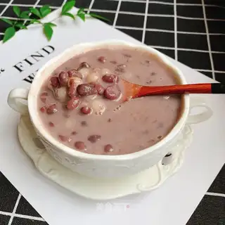 Milky-creamed red beans