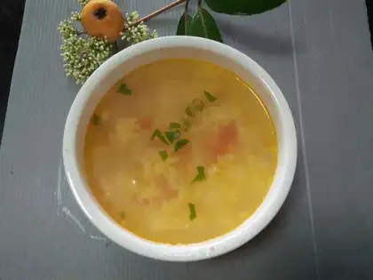 Tomato egg soup