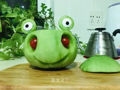 Frog and fruit