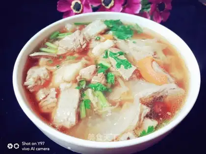 Lamb radish soup